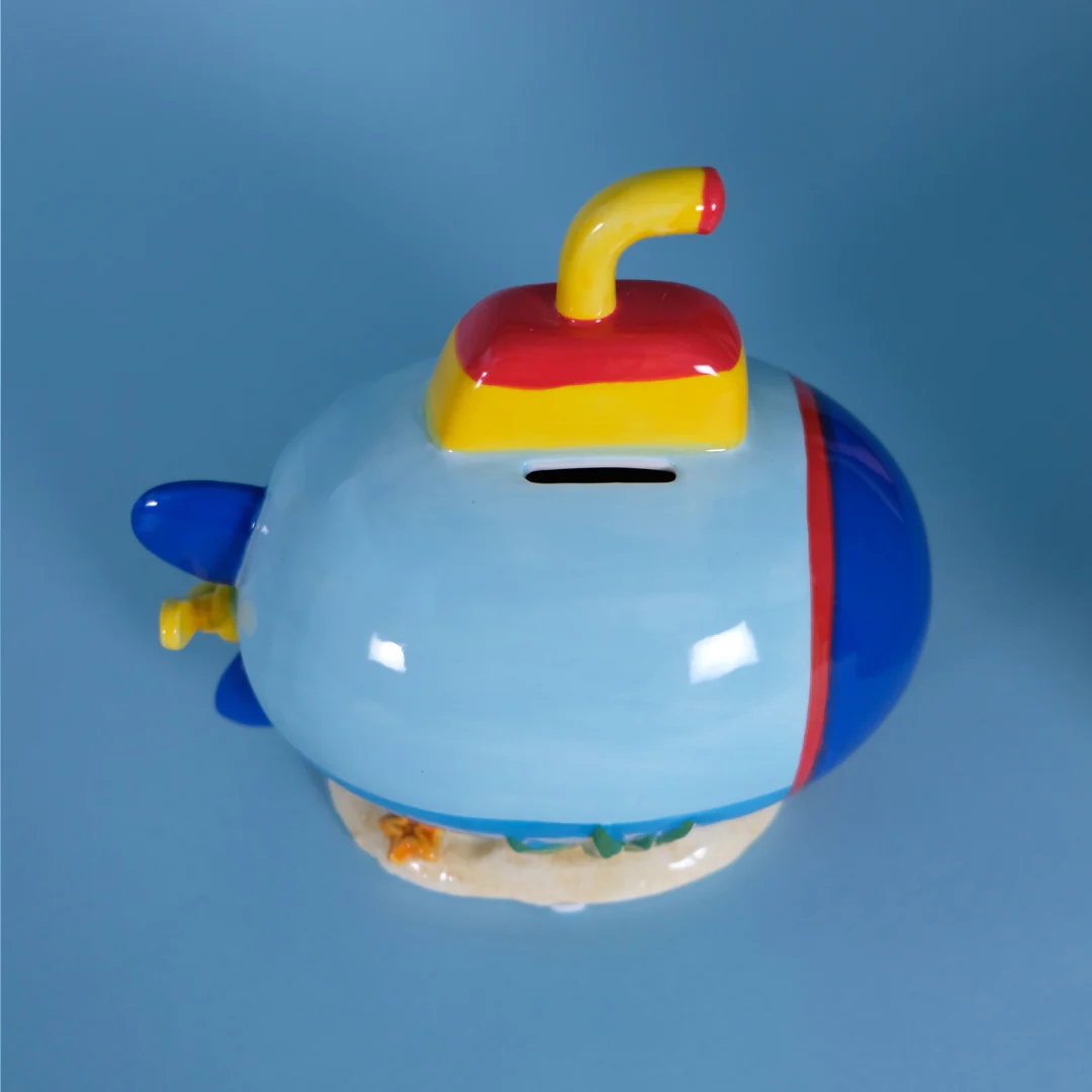 Baby Shark Submarine Cruising Piggy Bank - Image 4
