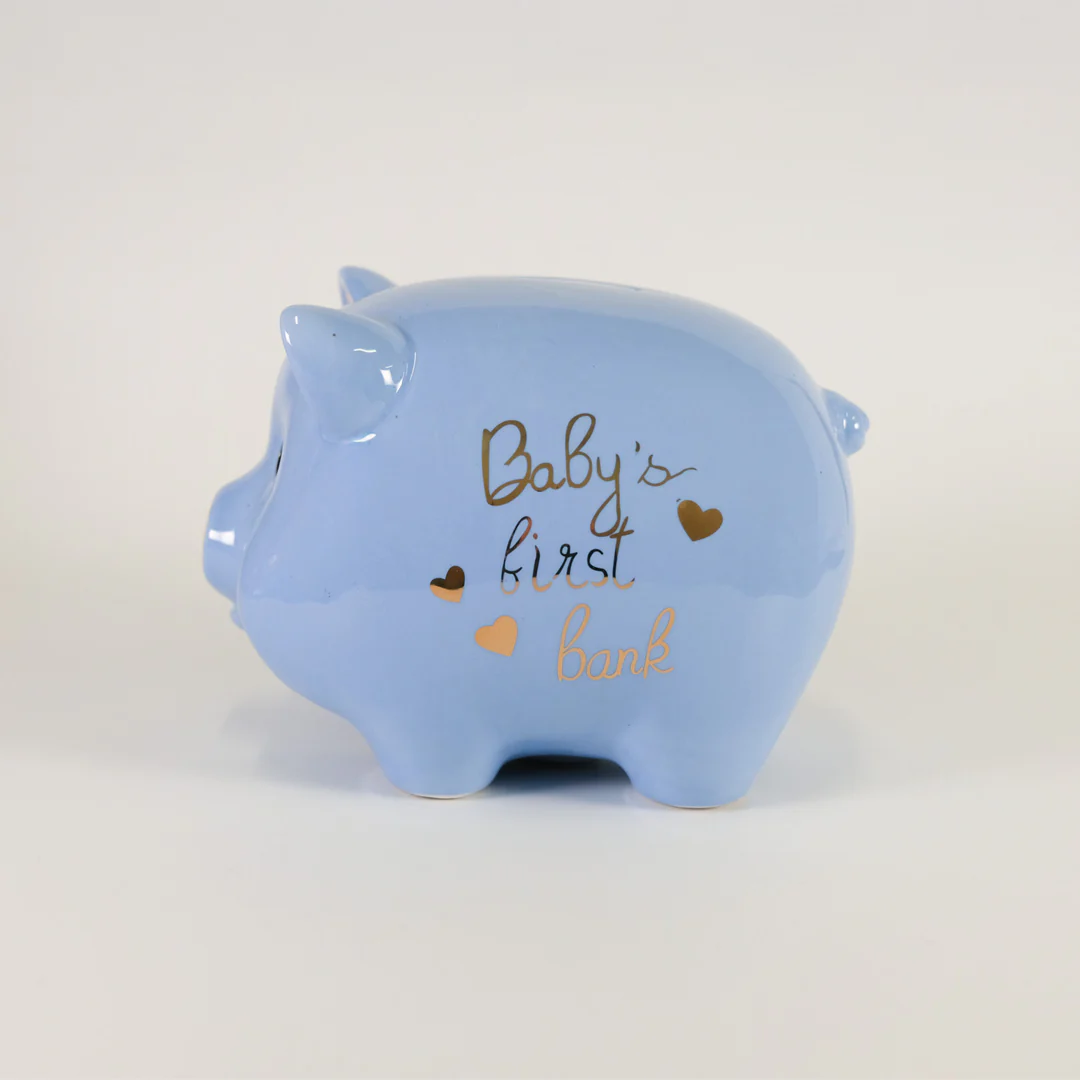 Baby's First Piggy Bank - Blue - Image 3