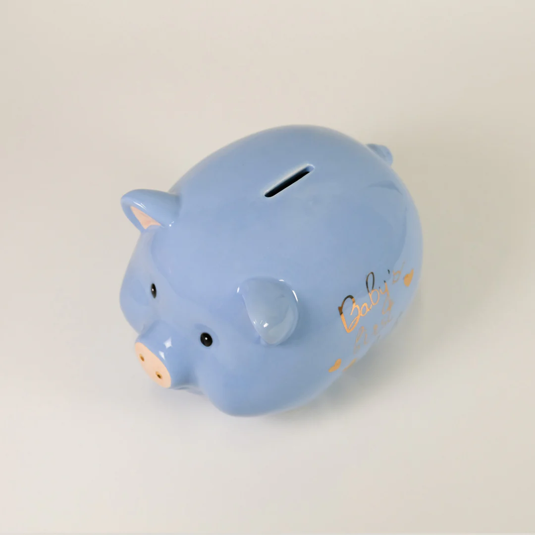 Baby's First Piggy Bank - Blue - Image 4