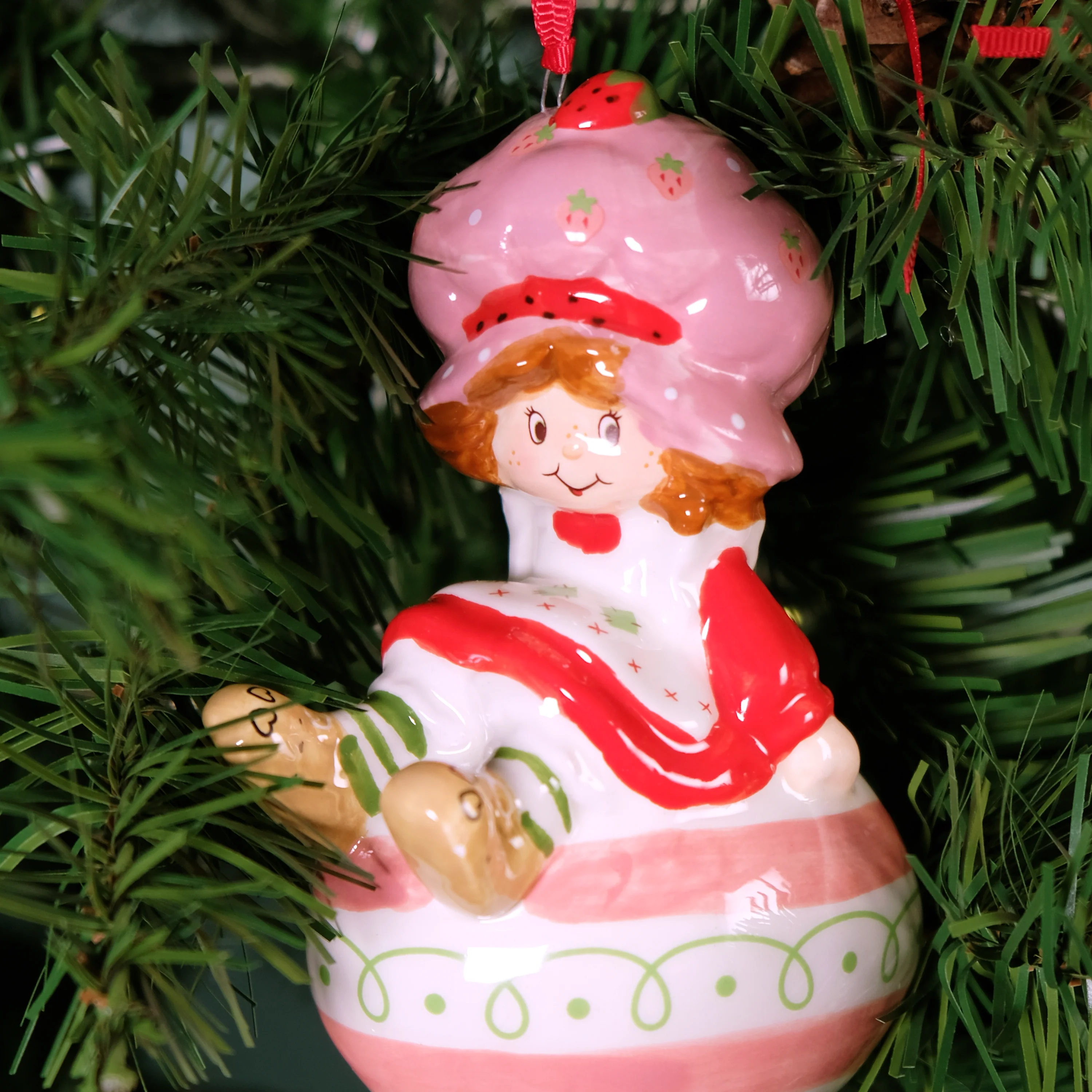 Strawberry Shortcake Berry Bliss Holiday Cheer Ornament Set of 2 - Image 4