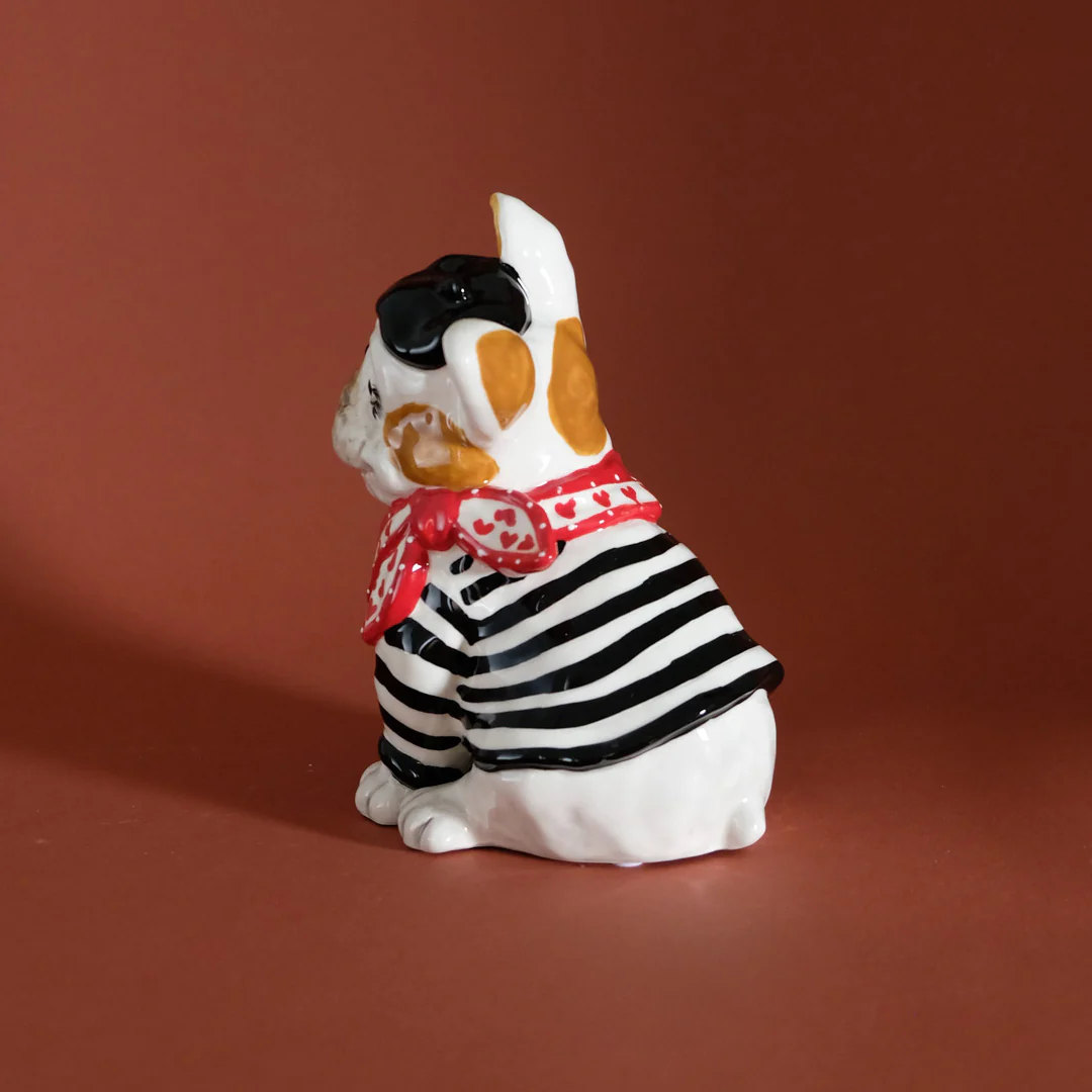 Black Stripe French Bulldog Figurine - Image 3