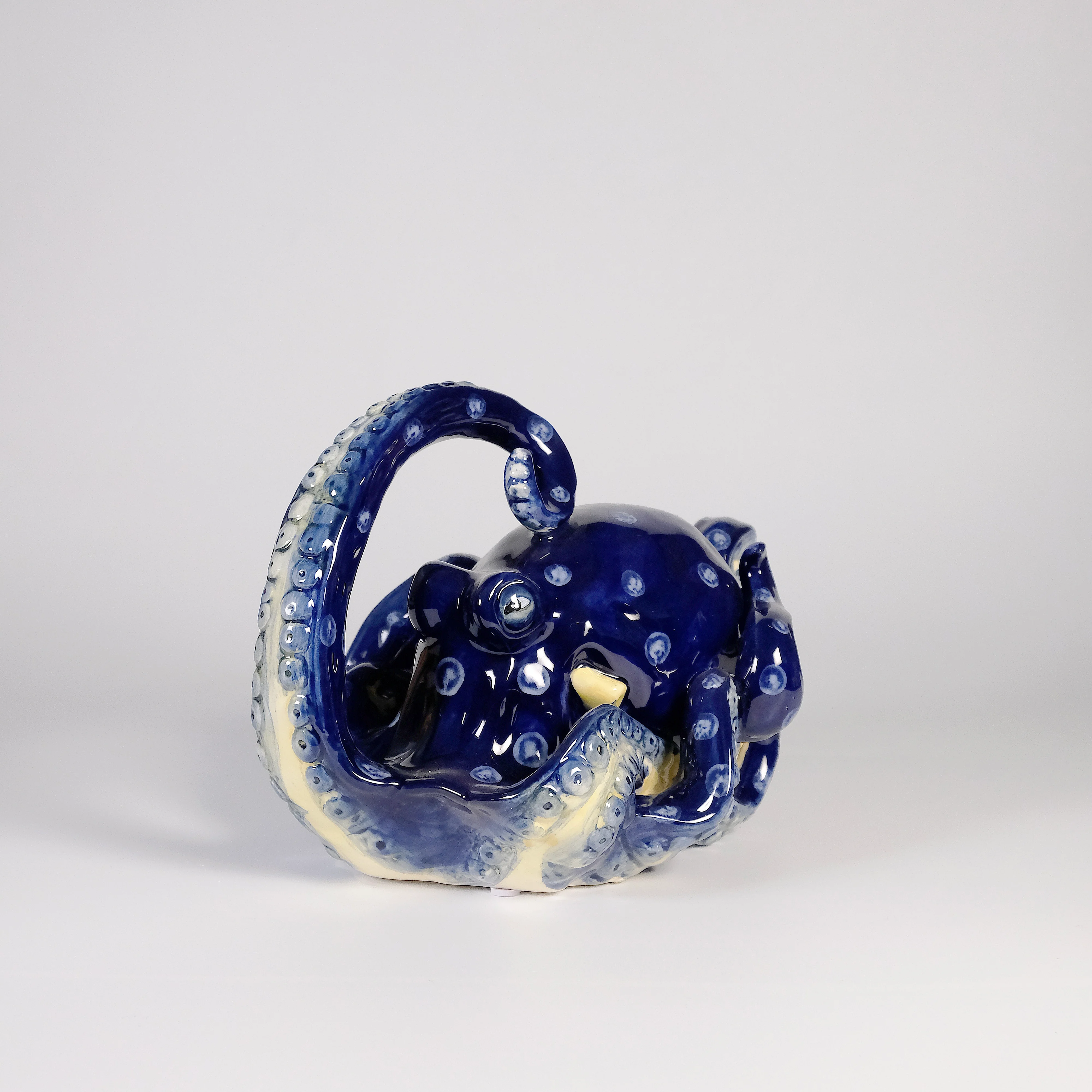 Blue Octopus Figurine - Image 3
