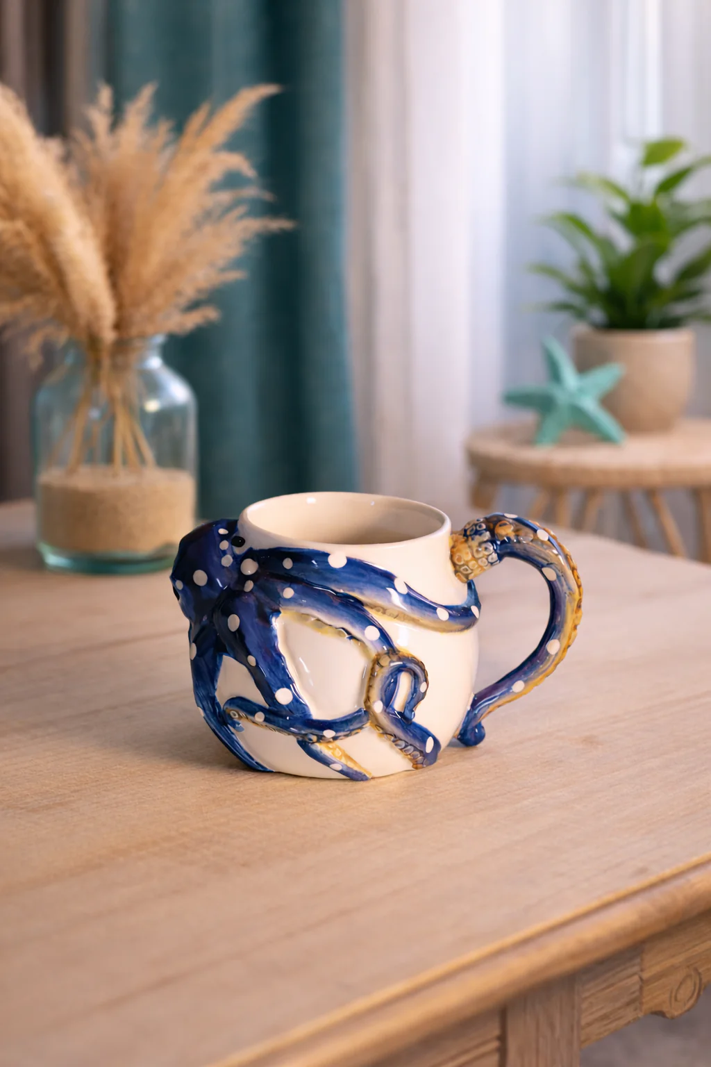 Blue Octopus Mug - Image 2