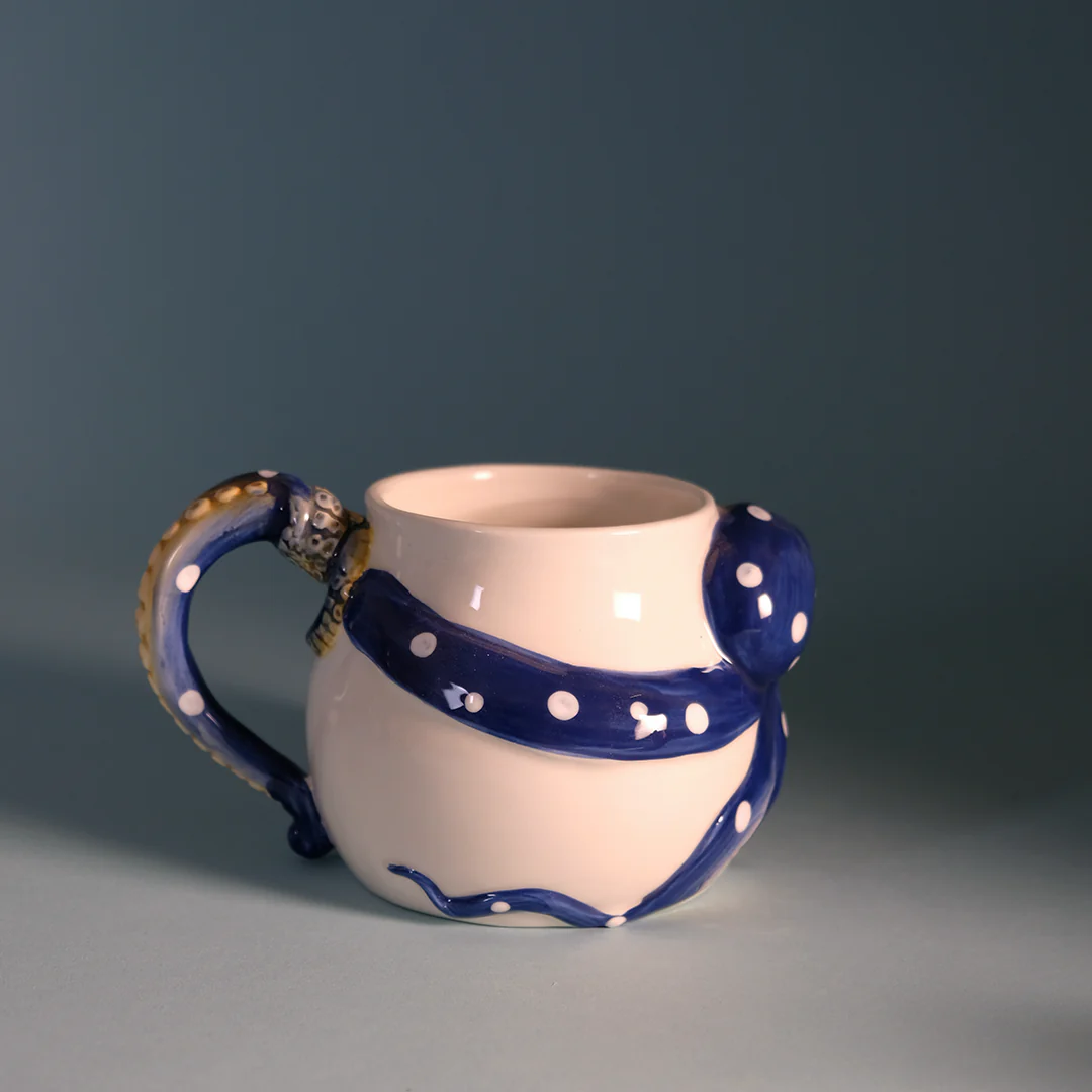 Blue Octopus Mug - Image 4