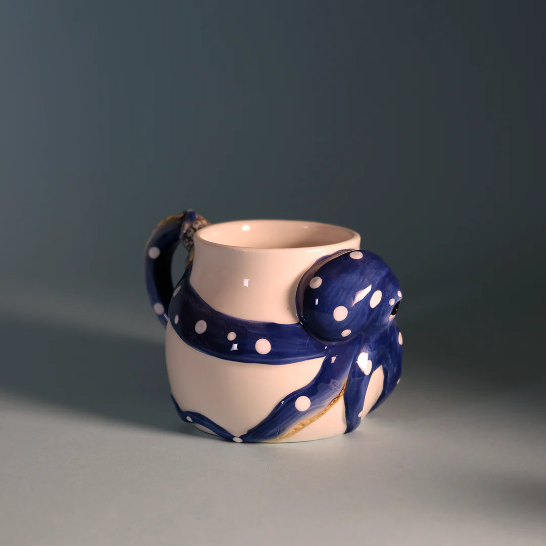 Blue Octopus Mug - Image 5