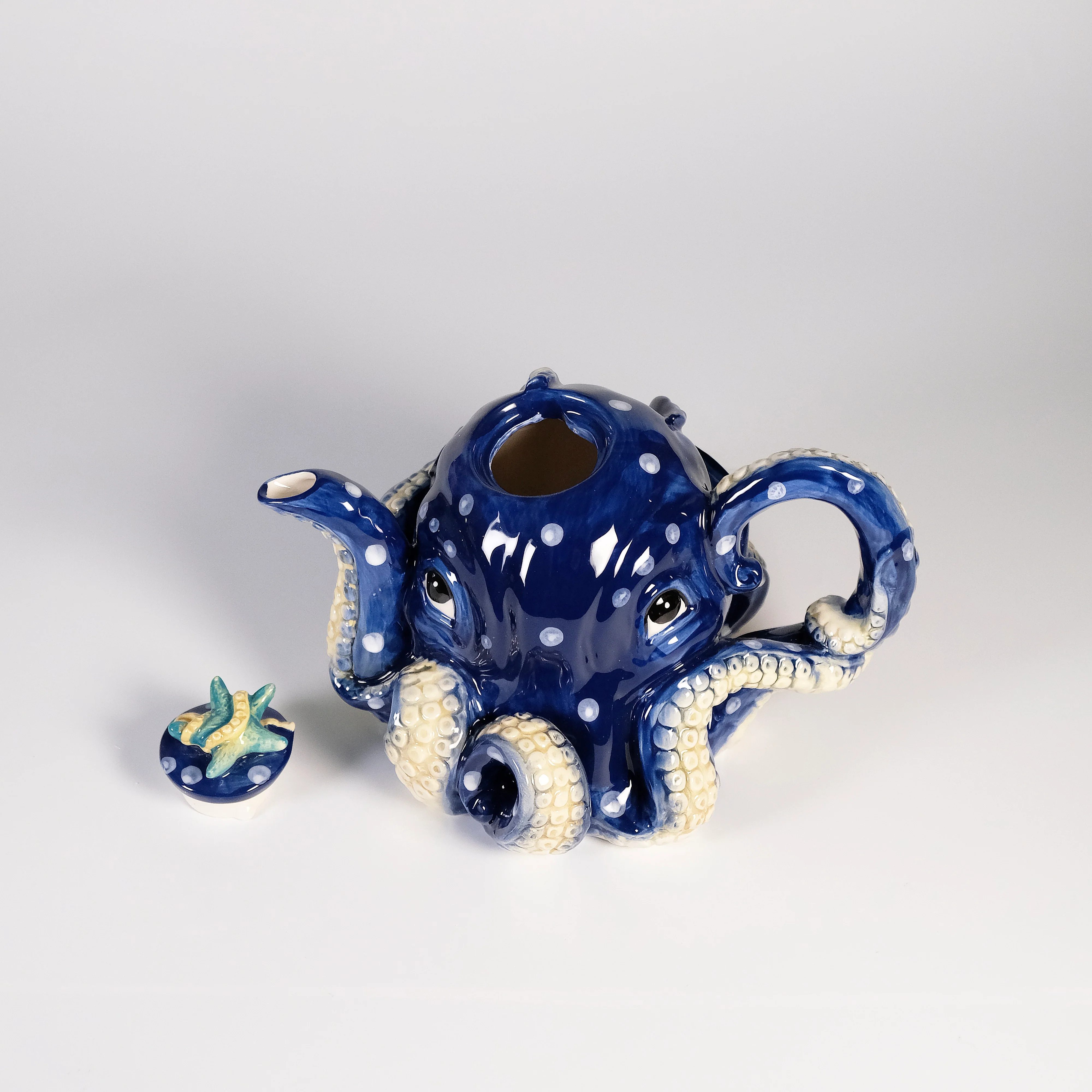 Blue Octopus Teapot - Image 4