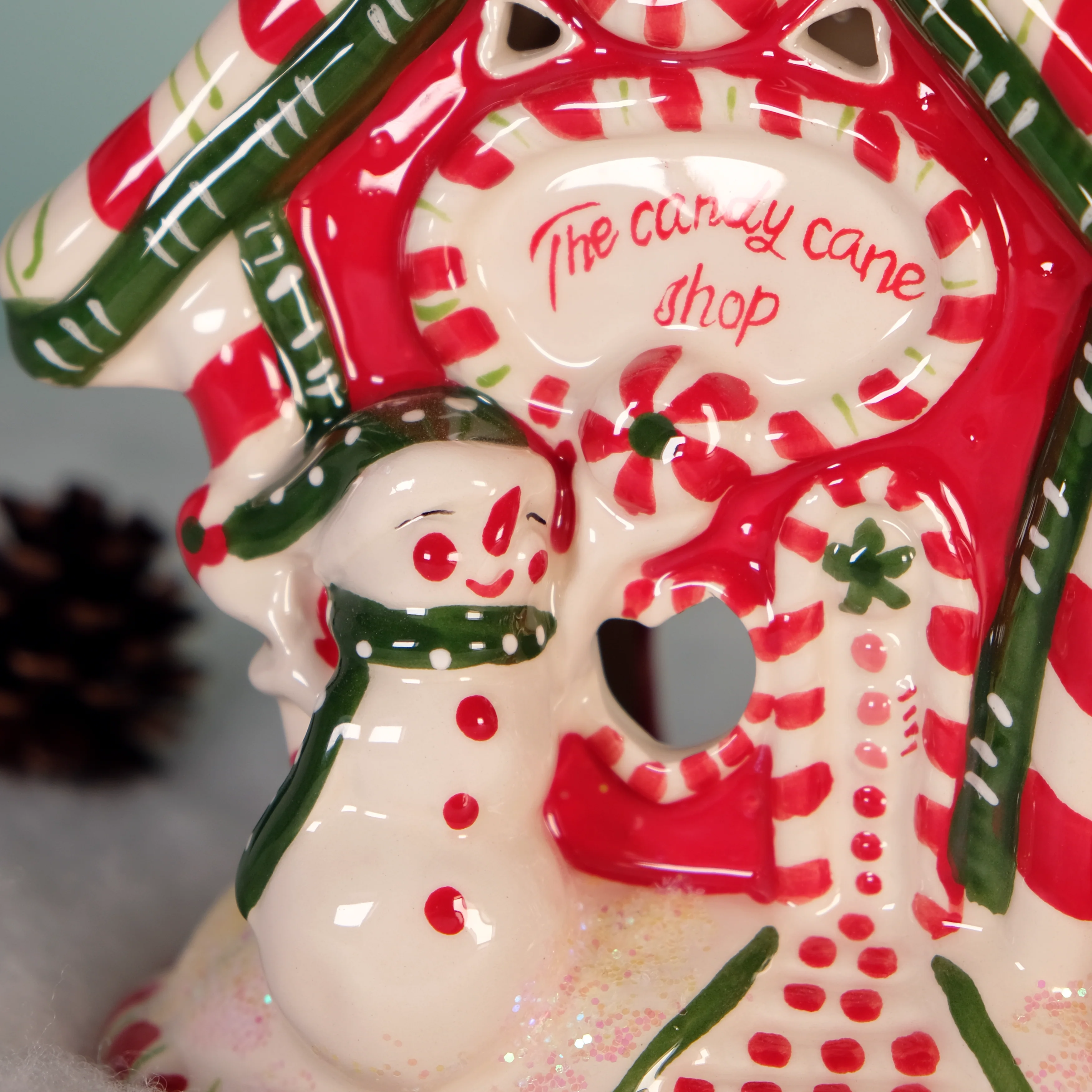 Candy Cane Shop Candle House - Image 4
