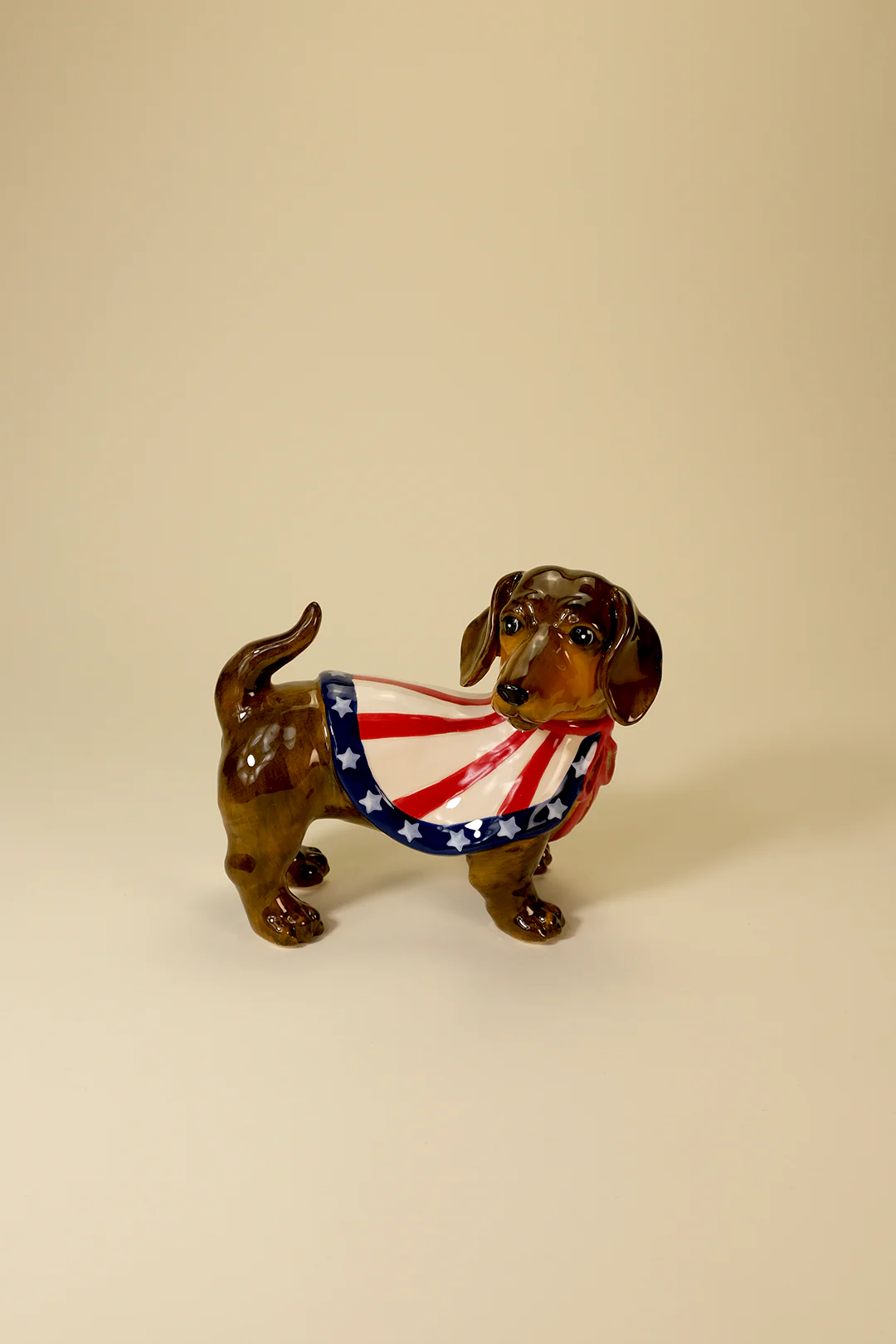 Captain Dachshund Figurine