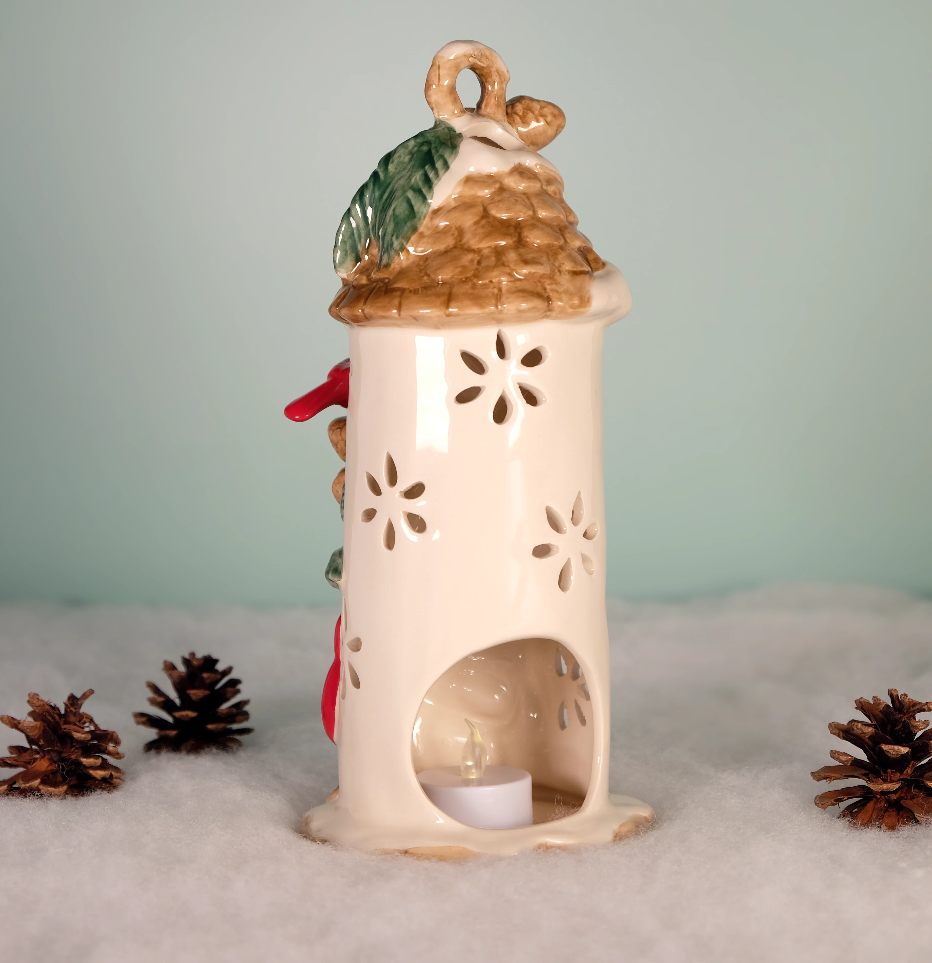 Cardinal Bird Candle House - Image 2