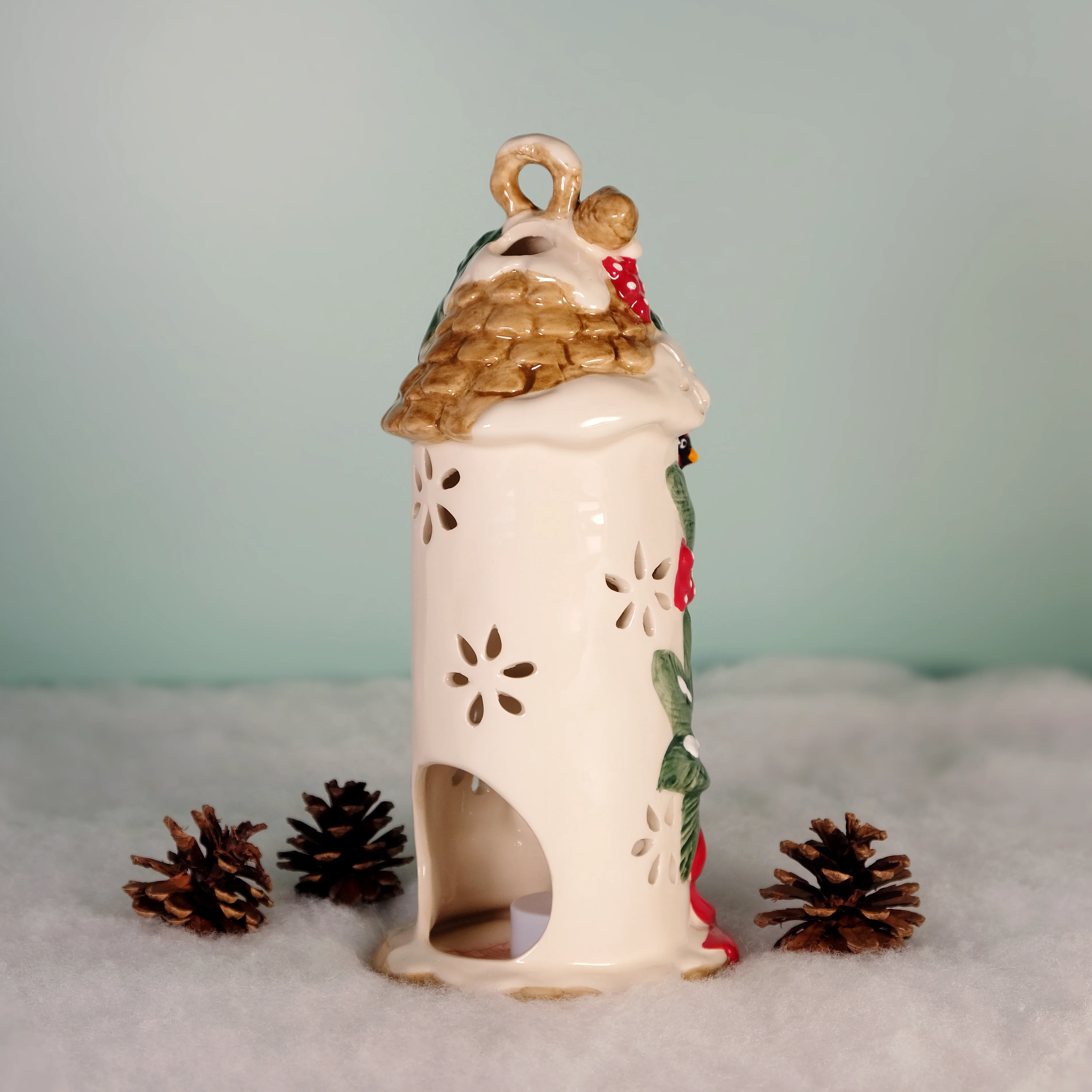 Cardinal Bird Candle House - Image 3