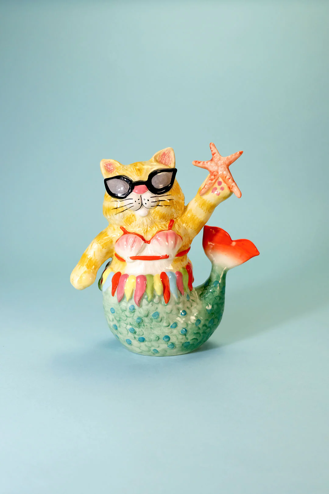Cat Mermaid Figurine