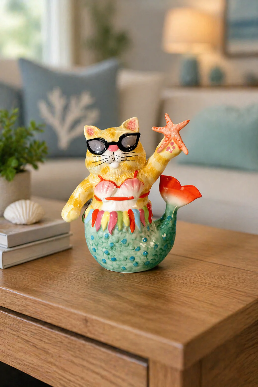 Cat Mermaid Figurine - Image 2