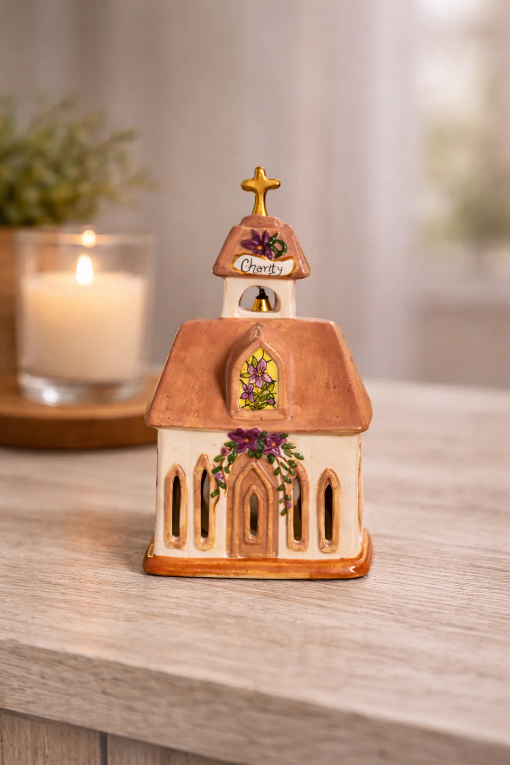 Charity Virtue Church Candle House - Image 2
