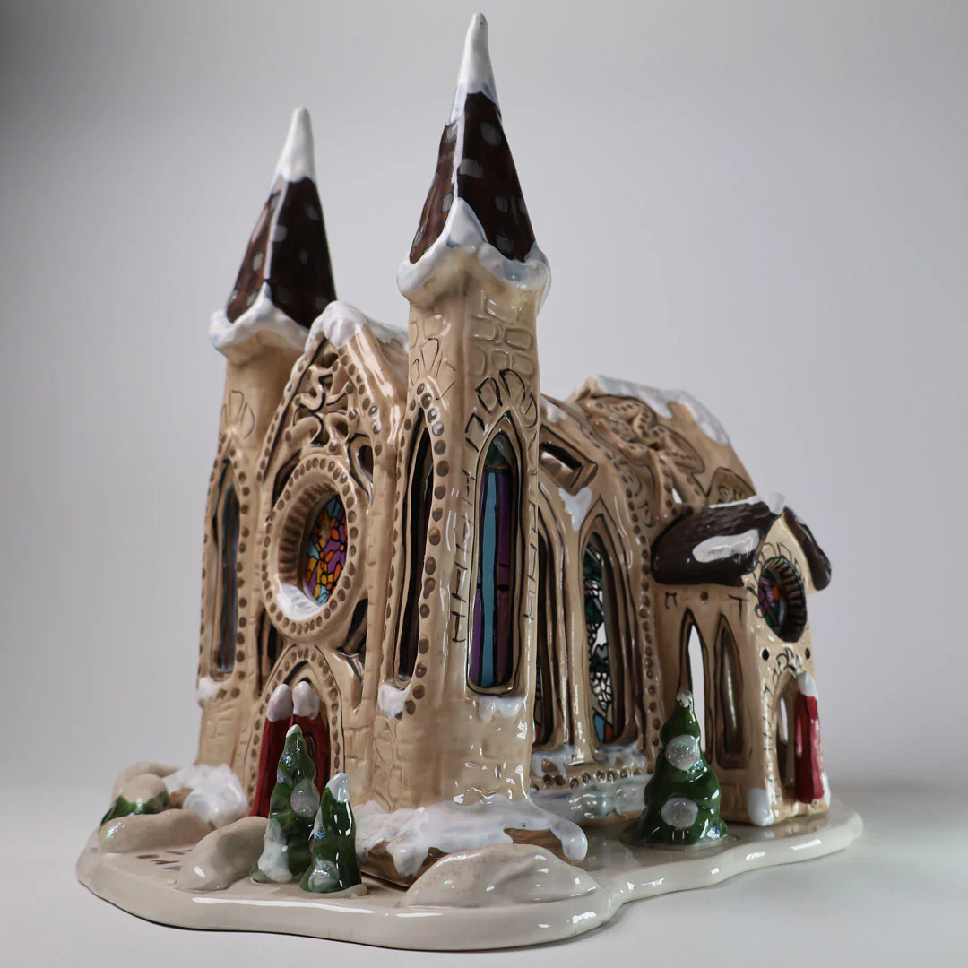 CHRISTMAS CATHEDRAL CANDLE HOUSE - Image 3