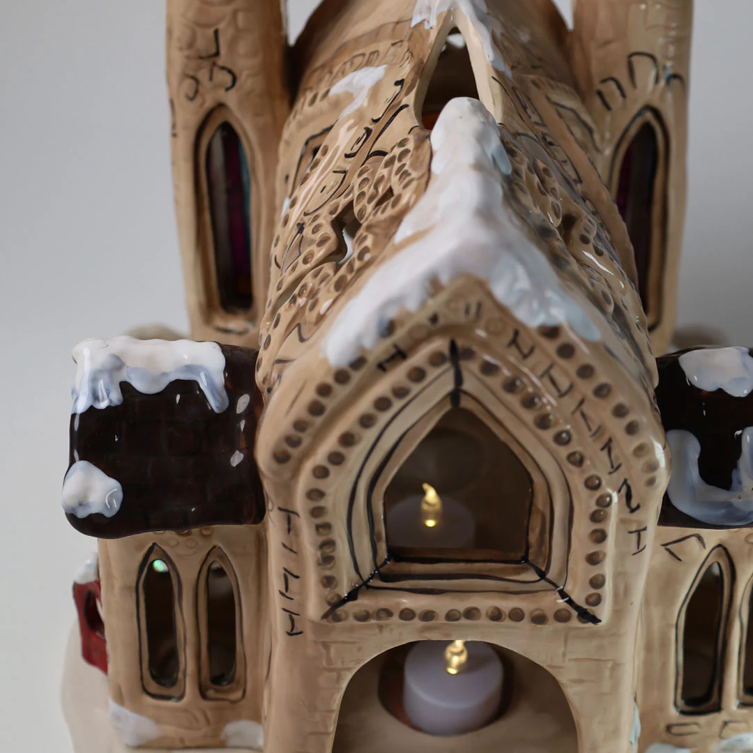 CHRISTMAS CATHEDRAL CANDLE HOUSE - Image 6