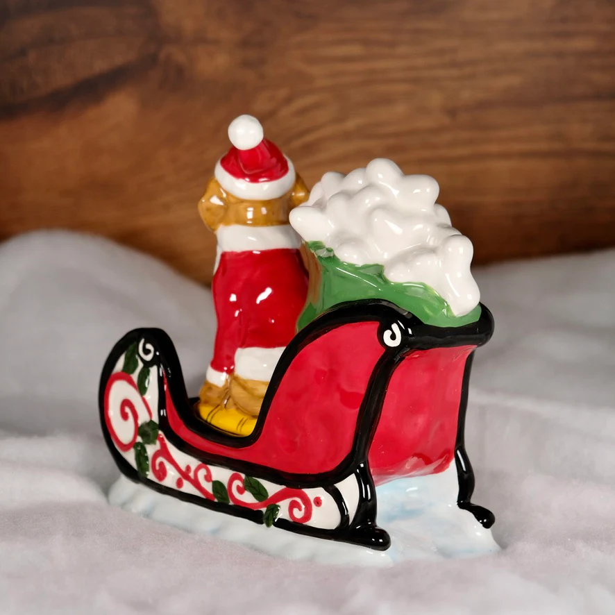 CHRISTMAS DOGS SLED FIGURINE - Image 4