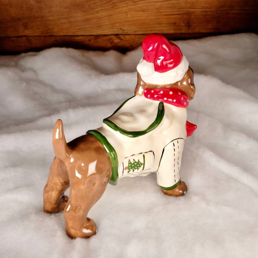 CHRISTMAS HOLIDAY DOG FIGURINE - Image 3