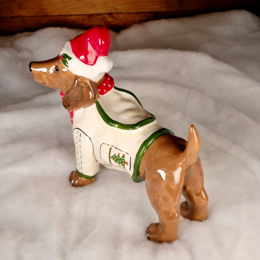 CHRISTMAS HOLIDAY DOG FIGURINE - Image 4