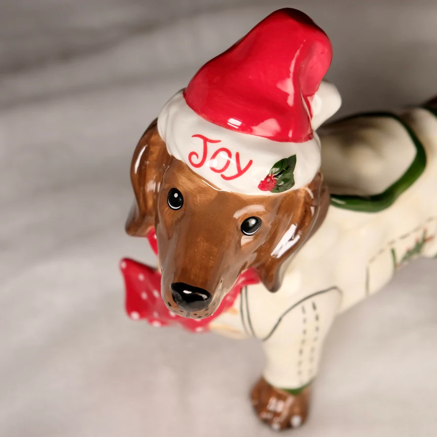 CHRISTMAS HOLIDAY DOG FIGURINE - Image 5