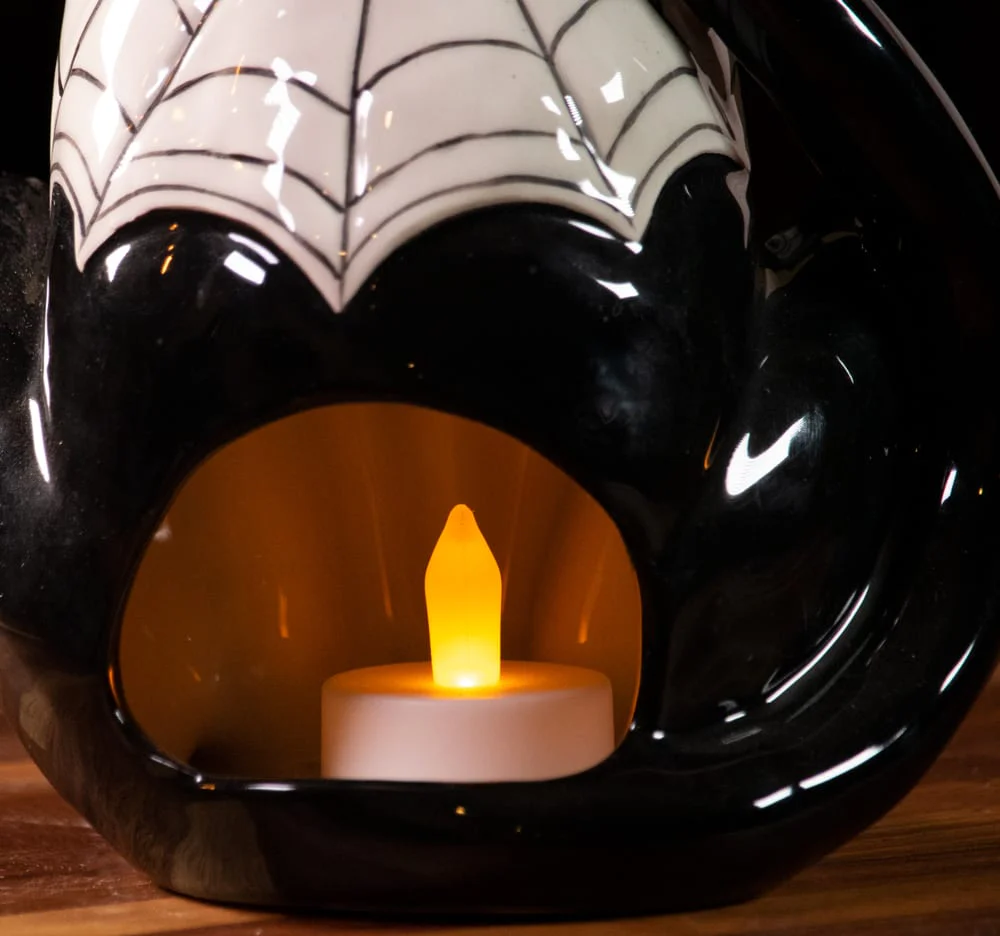 Clayworks Black Cat Tealight Holder - Image 2