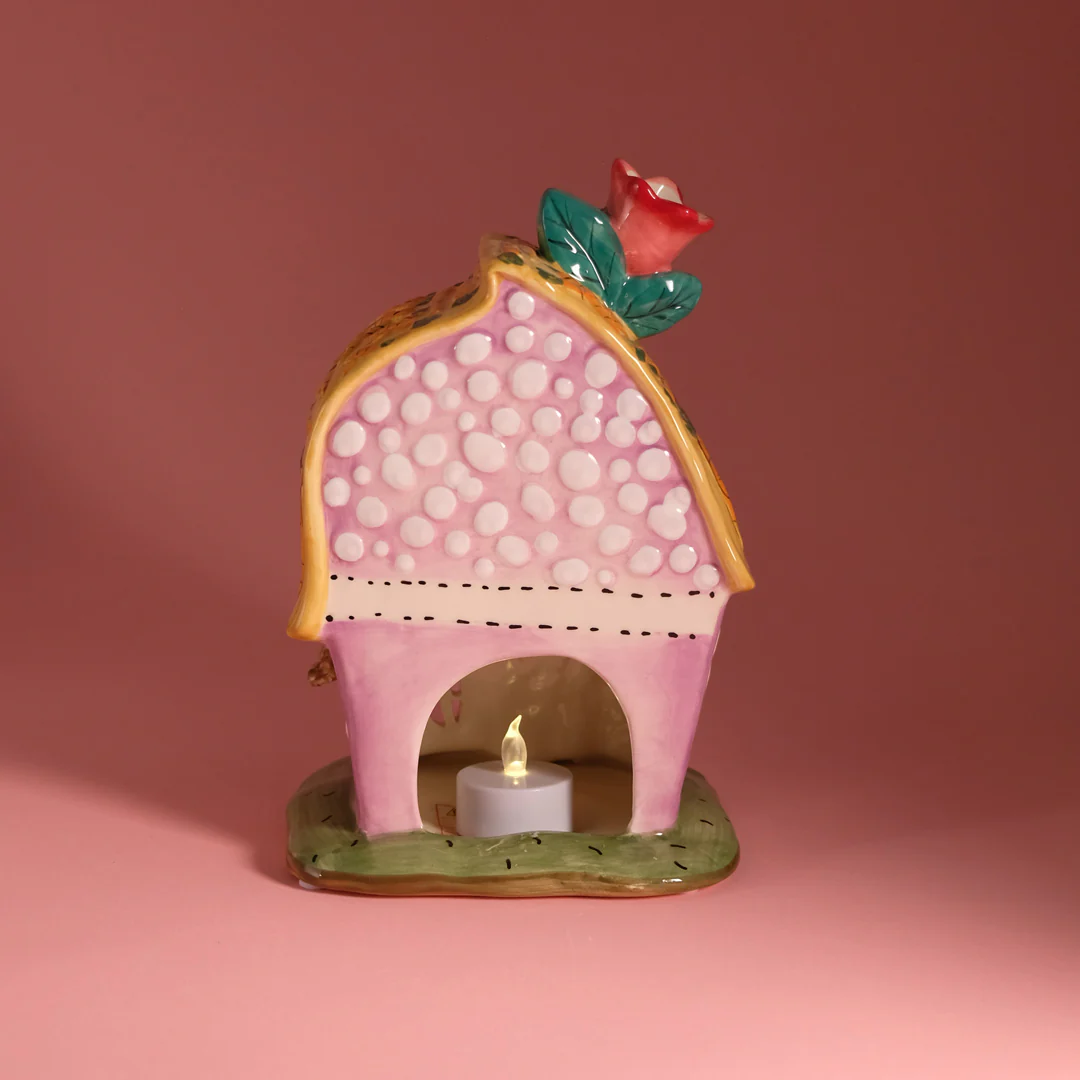 Clayworks Easter Bunny Headquarters Candle House - Image 3