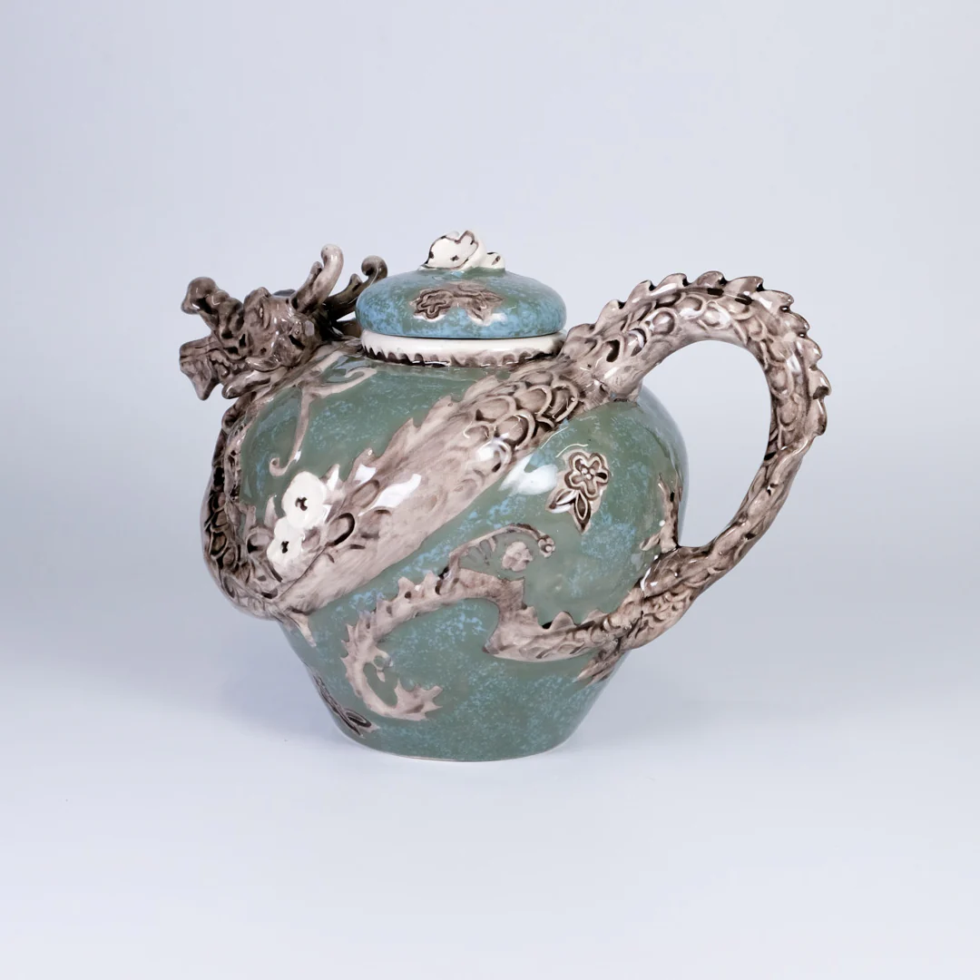 Clayworks Green Dragon Teapot - Image 2