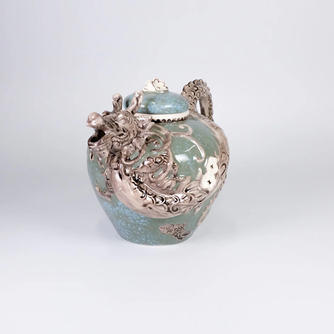 Clayworks Green Dragon Teapot - Image 3