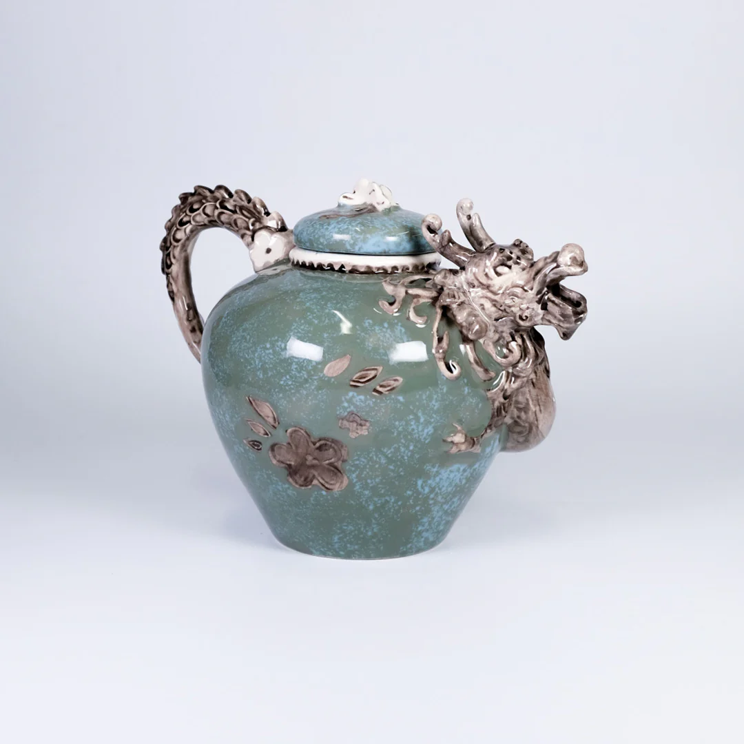 Clayworks Green Dragon Teapot - Image 4