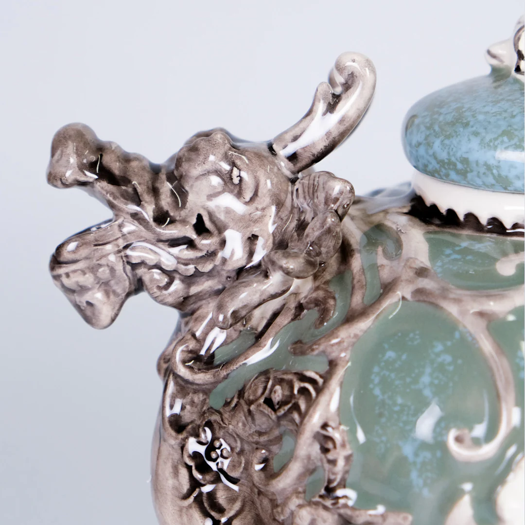 Clayworks Green Dragon Teapot - Image 7