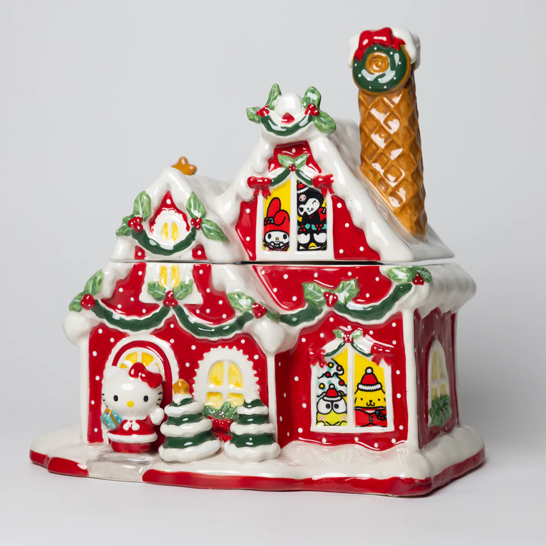 Hello Kitty and Friends Gingerbread House Cookie Jar