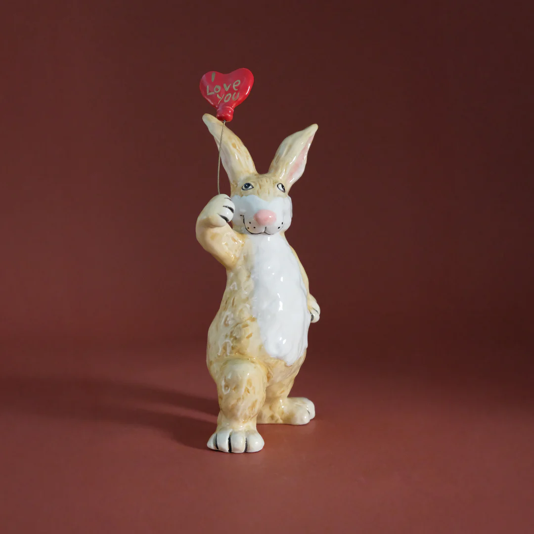 Clayworks Love Bunny Figurine - Image 2