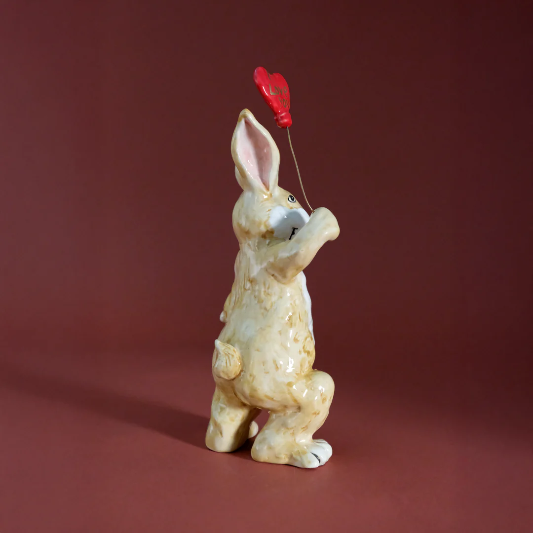 Clayworks Love Bunny Figurine - Image 3