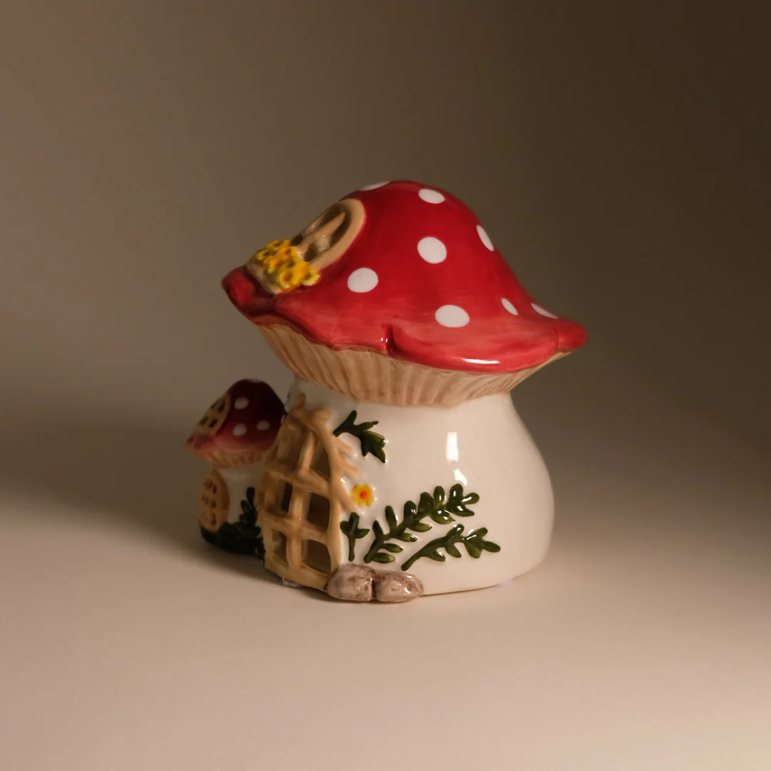 Clayworks Nesting Mushroom Candle House - Image 2