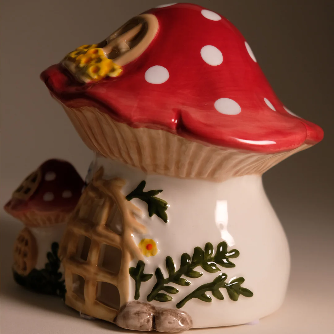 Clayworks Nesting Mushroom Candle House - Image 6