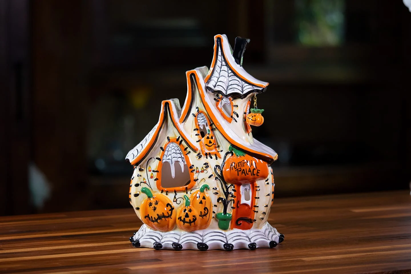 Clayworks Pumpkin Palace Candle House