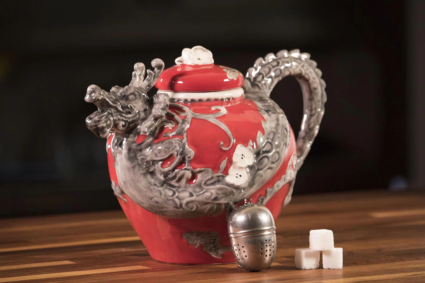 Clayworks Red Dragon Teapot