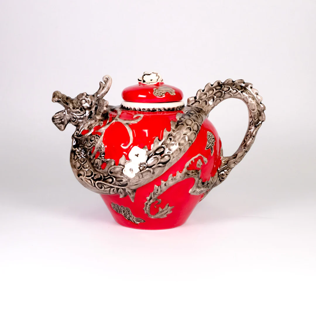 Clayworks Red Dragon Teapot - Image 2