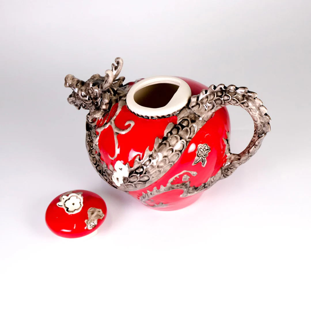 Clayworks Red Dragon Teapot - Image 3