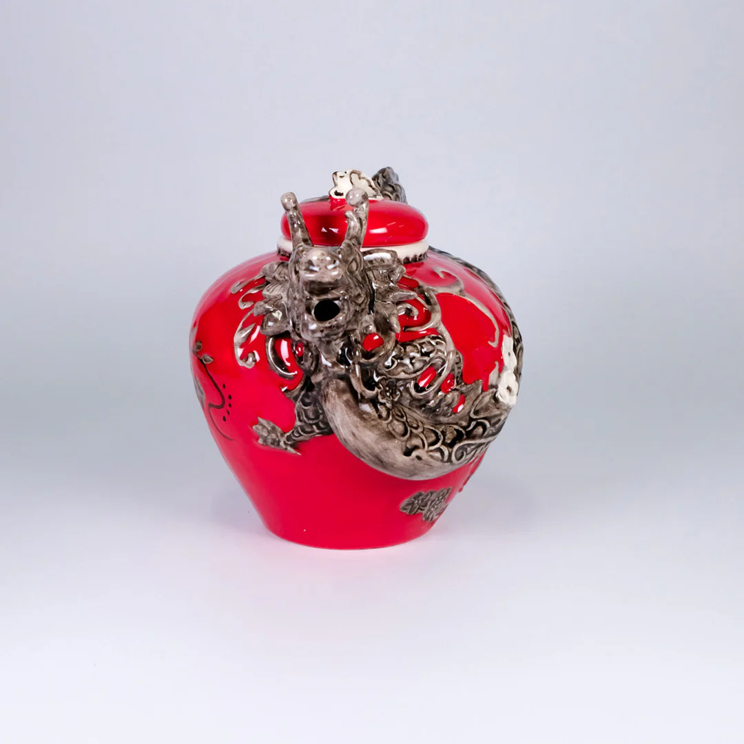 Clayworks Red Dragon Teapot - Image 4