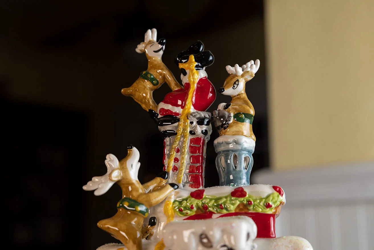 ReindeerVille -  Chimney Training Candle House - Image 2