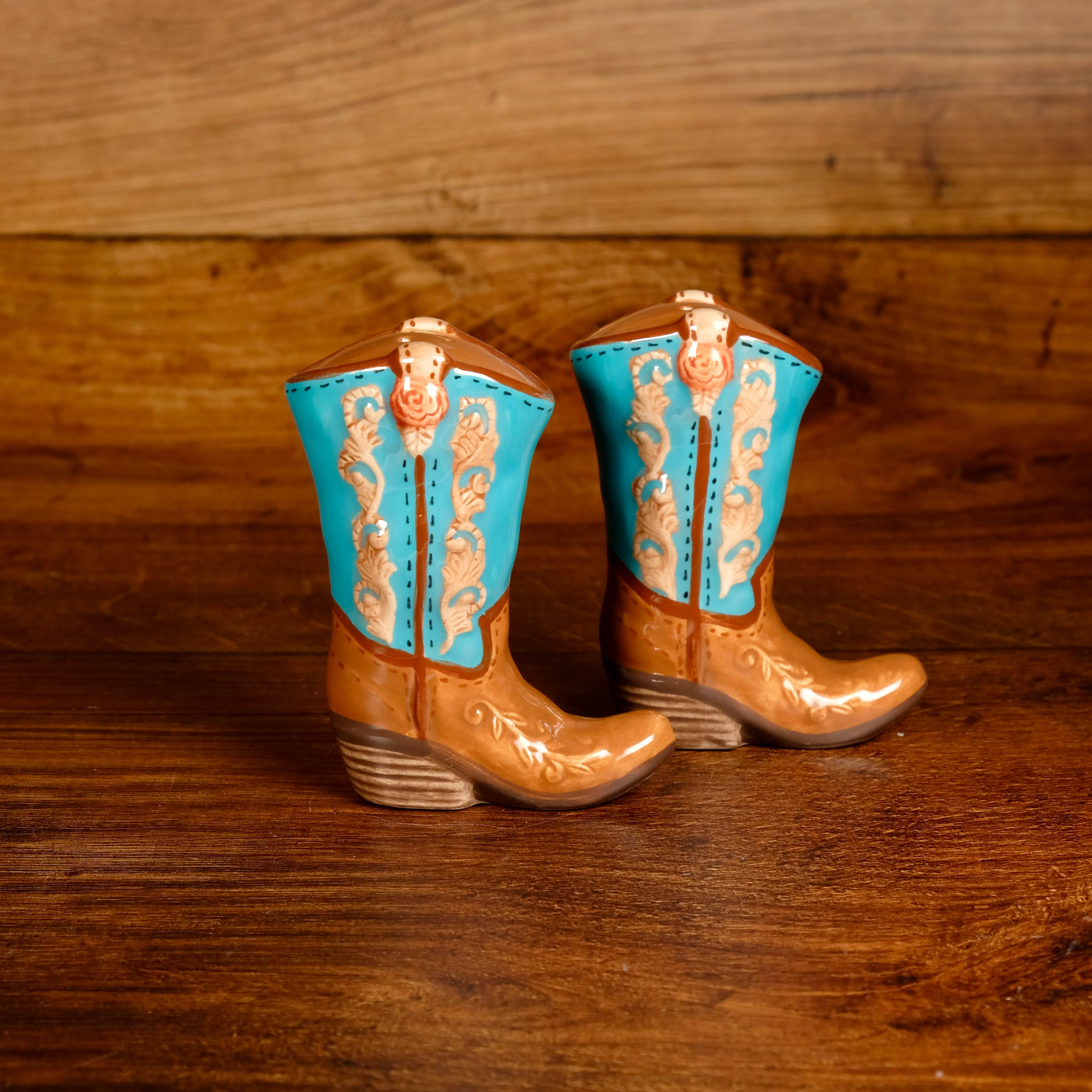 COWBOY BOOT SALT & PEPPER SET - Image 3