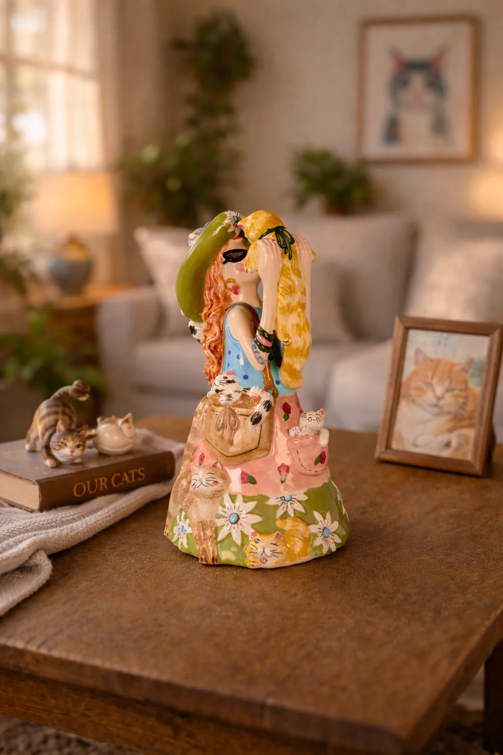 Crazy Cat Lady Figurine - Image 2