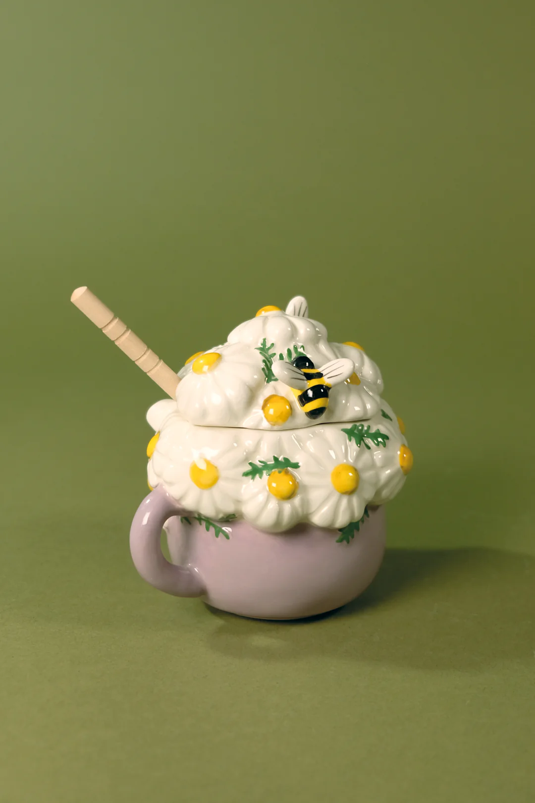Daisy and Bee Honey Pot - Image 3