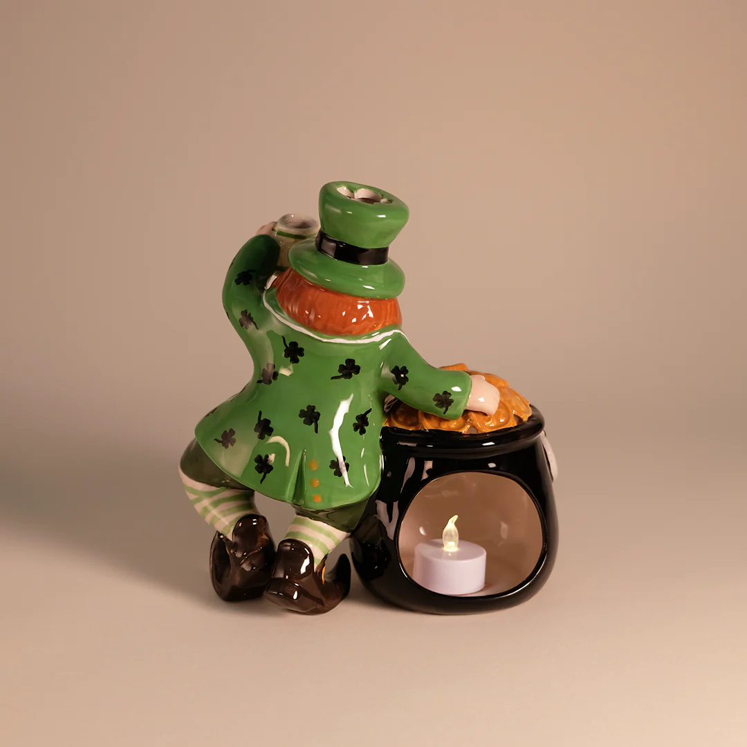 Finnigan O'Fig Dancing A Wee Jig Tealight Holder- Irish - Image 3