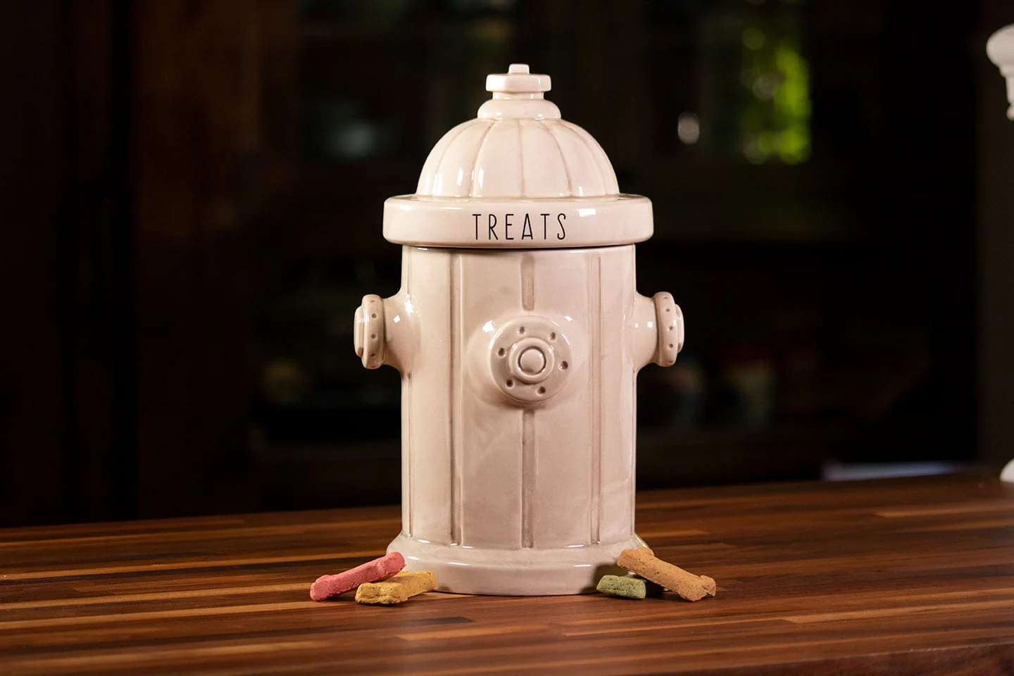 Fire Hydrant Treat Jar - Antique White - Image 8