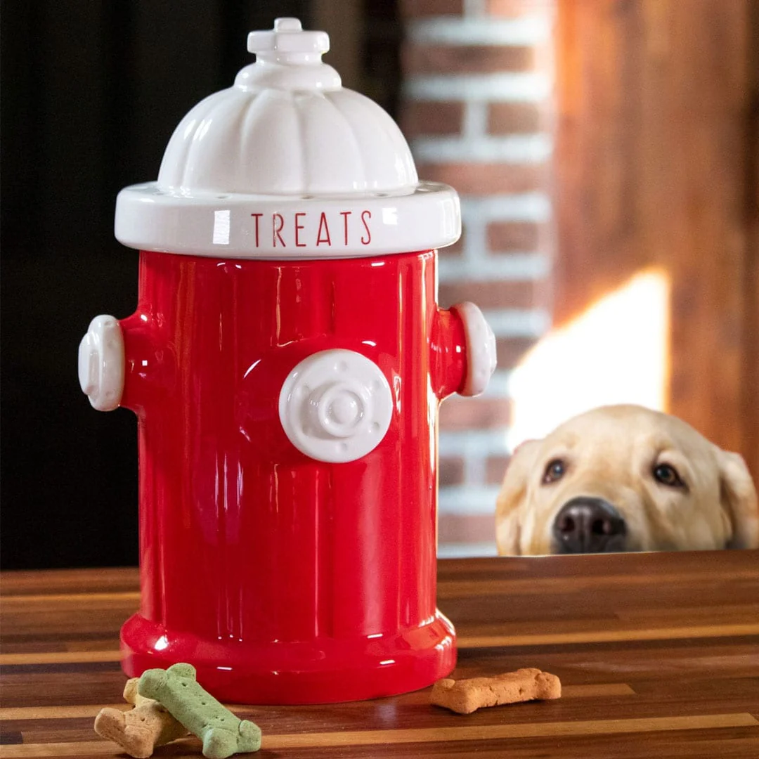 Fire Hydrant Treat Jar - Red - Image 3