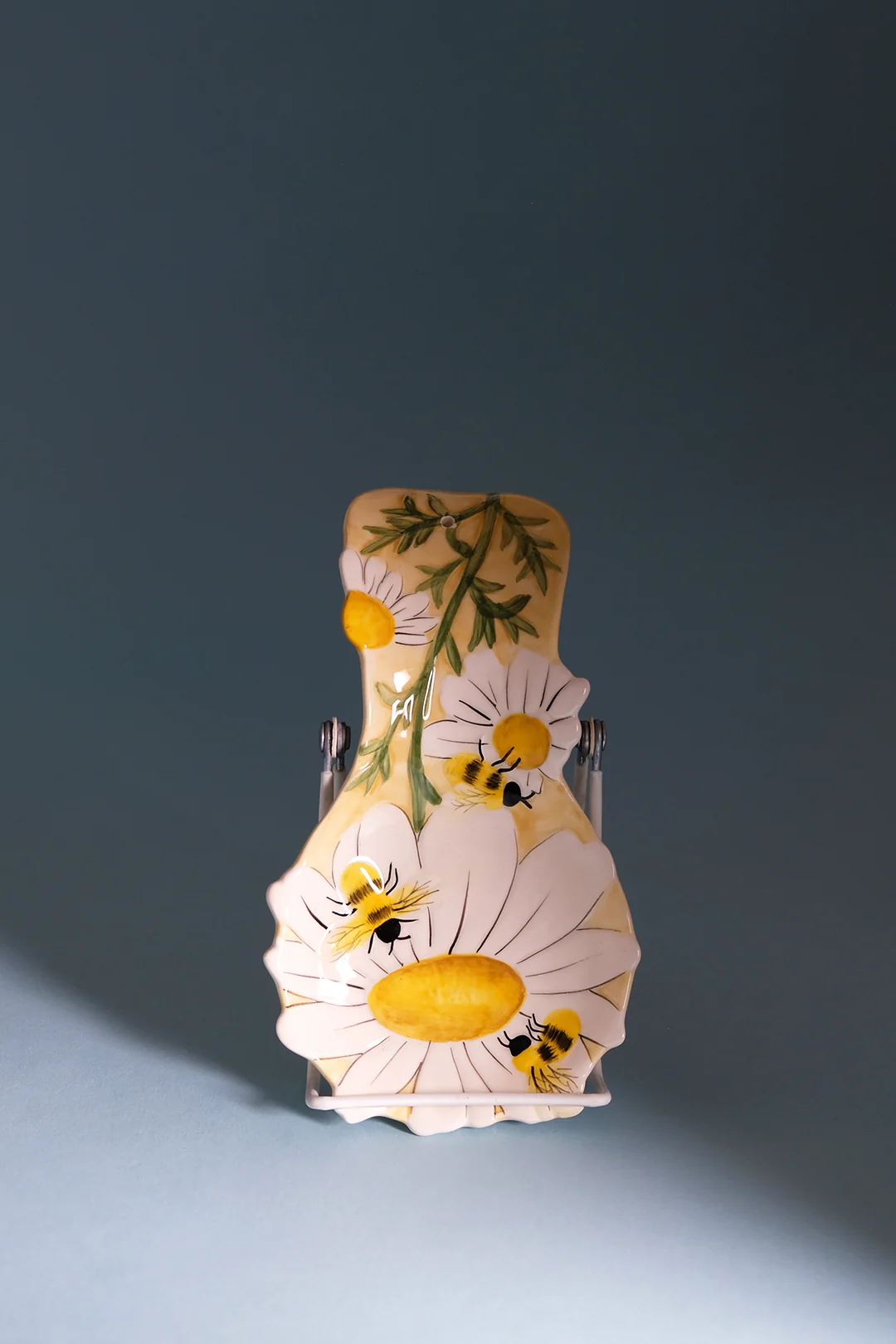 Flower and Honey Bee Spoon Rest