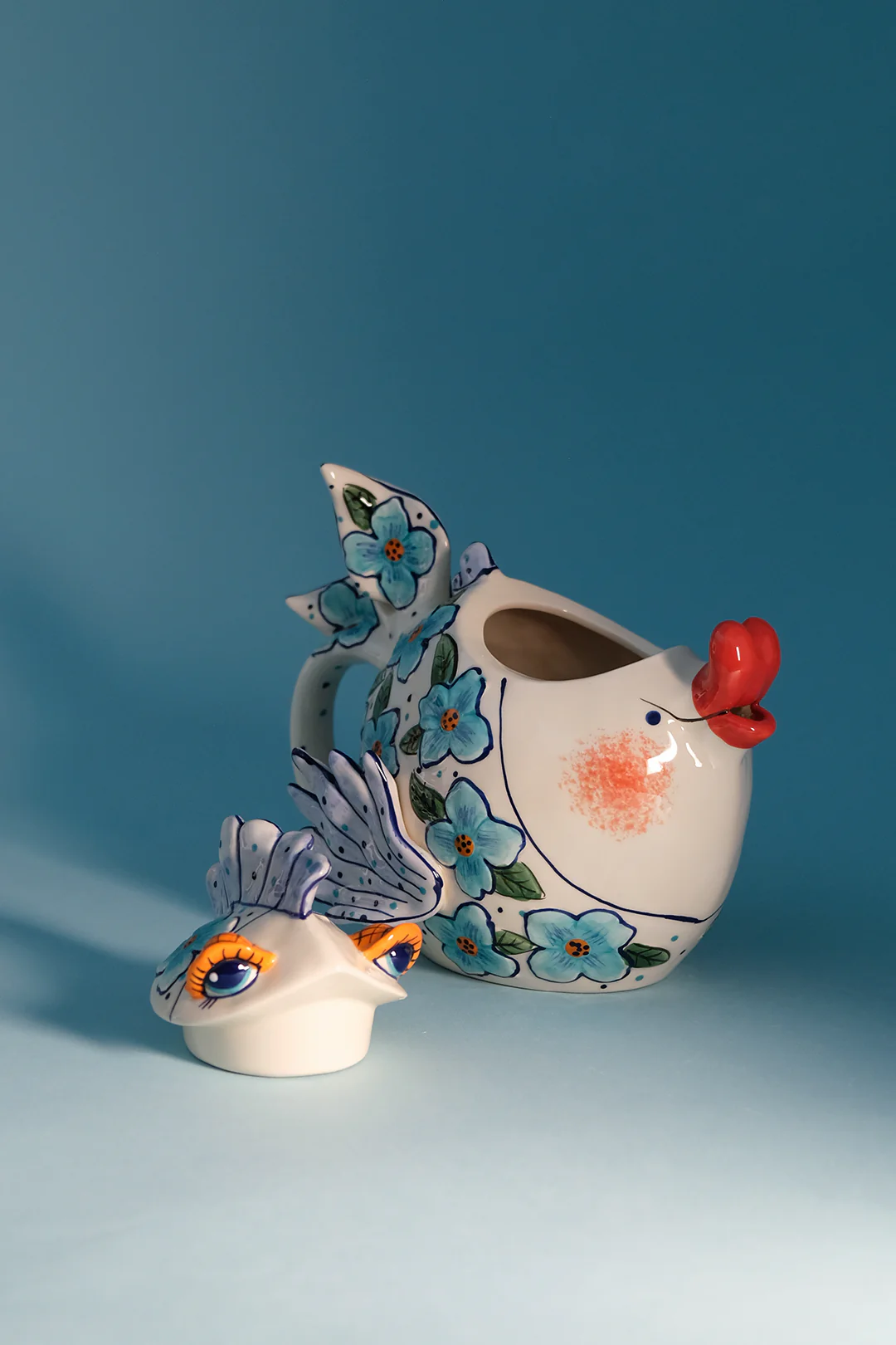 Flower Fish Teapot - Image 6
