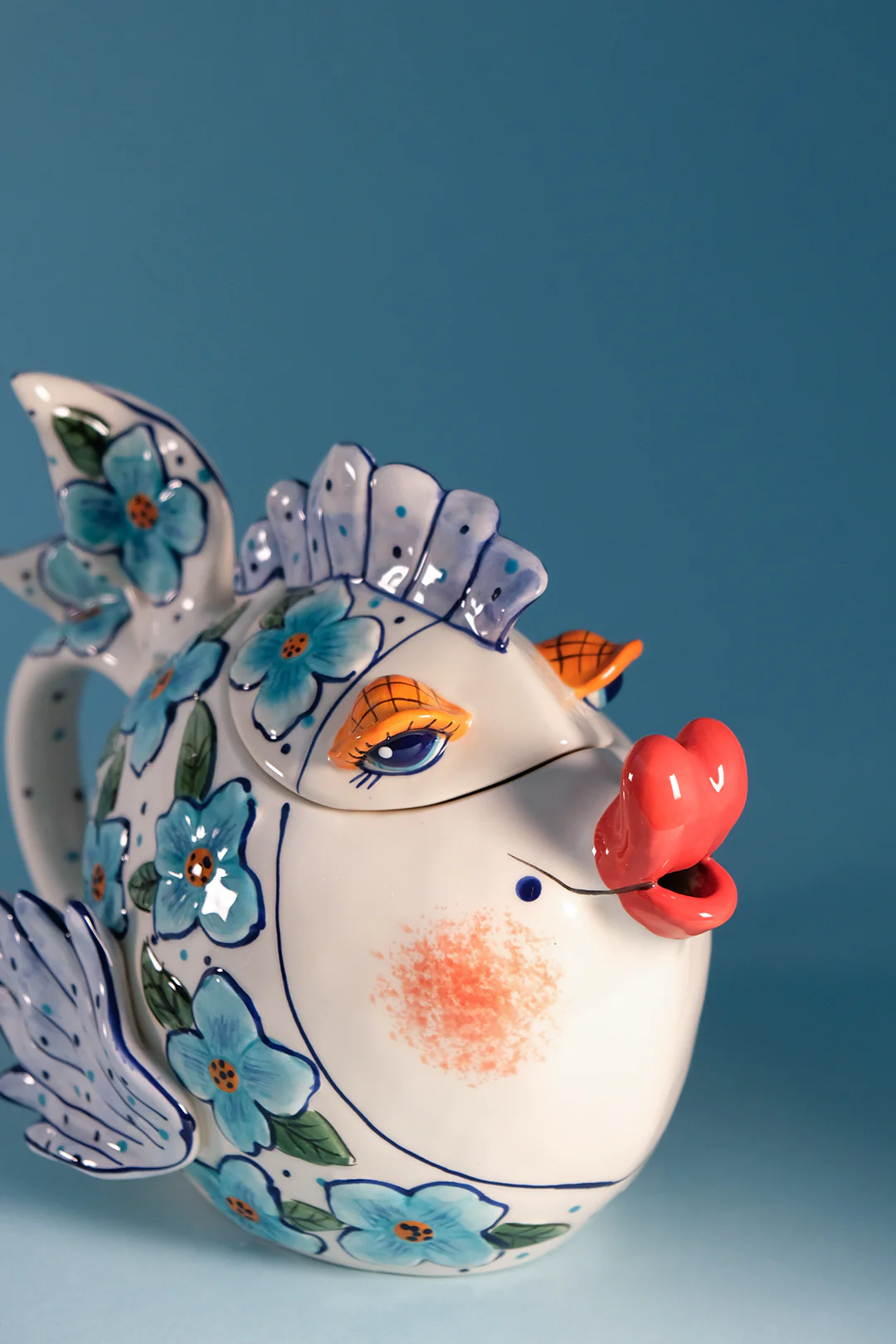 Flower Fish Teapot - Image 8