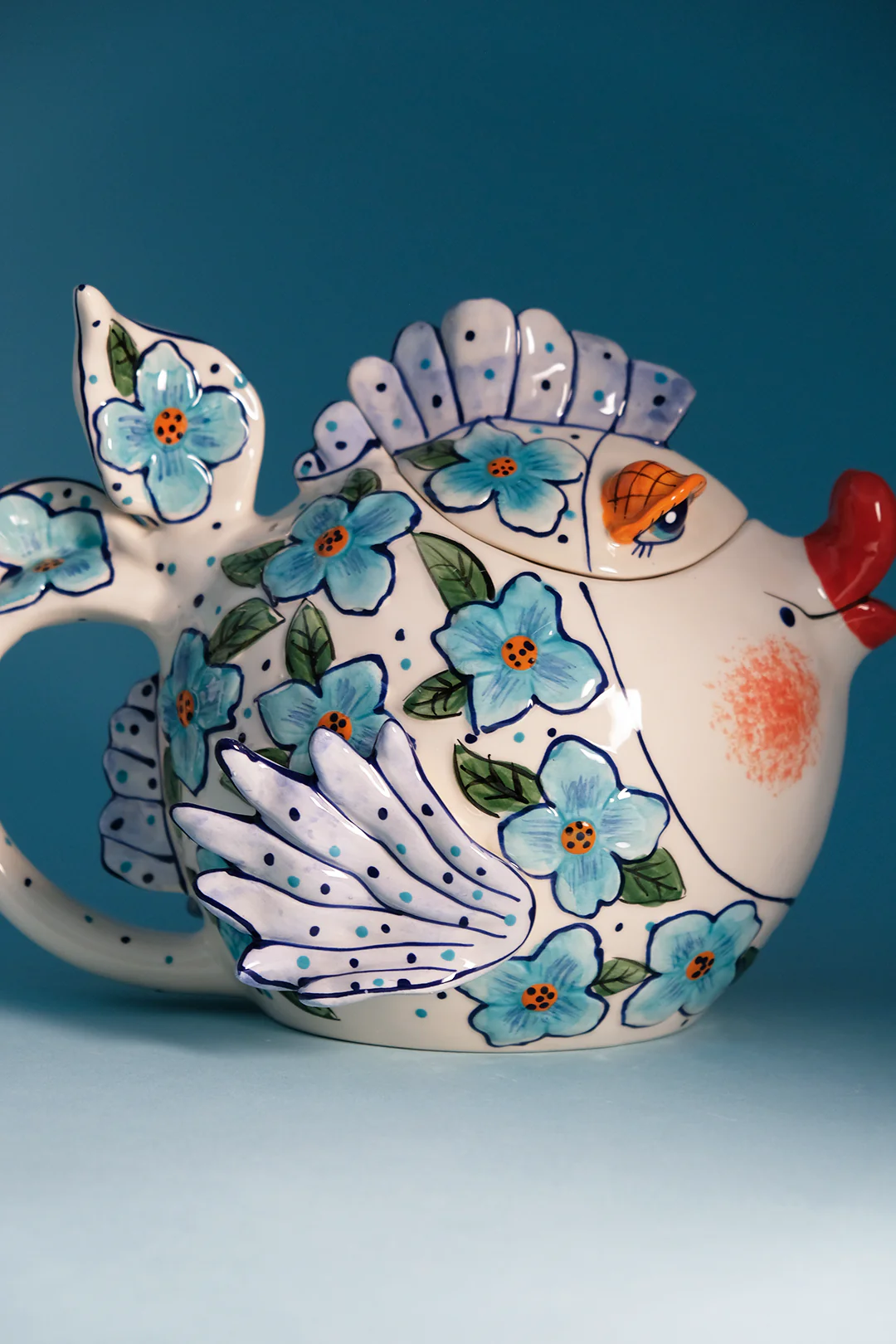 Flower Fish Teapot - Image 9
